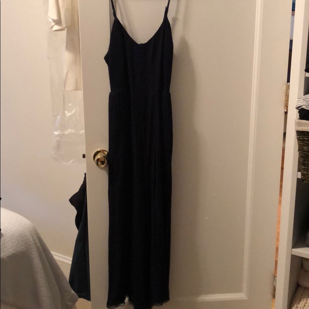 Never been worn Aqua Navy midi jumpsuit